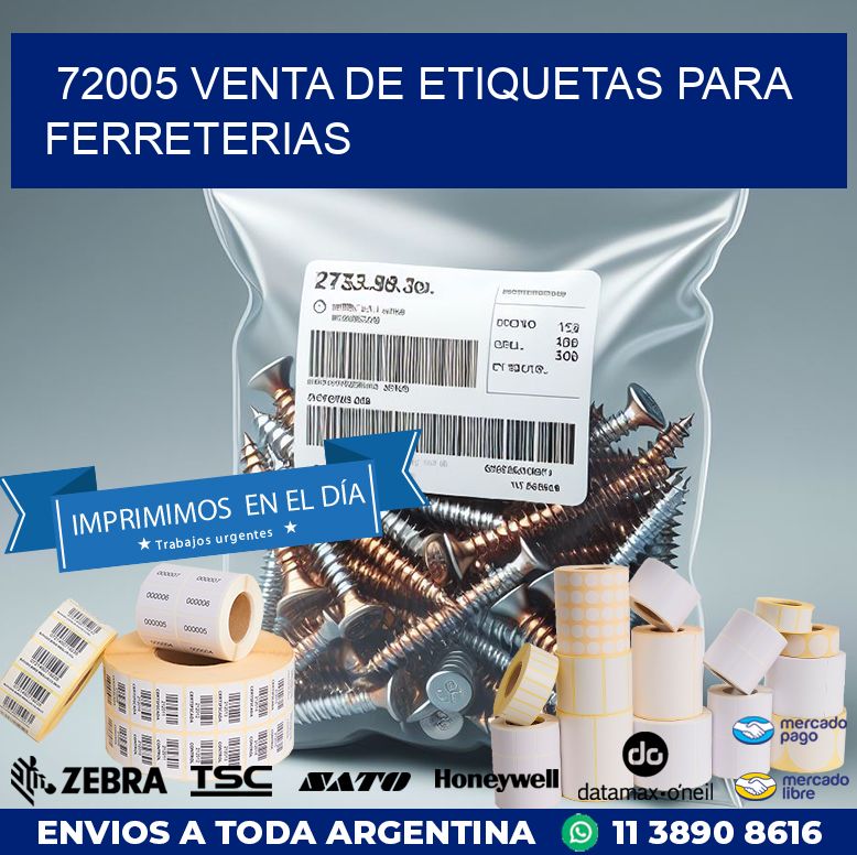 72005 VENTA DE ETIQUETAS PARA FERRETERIAS