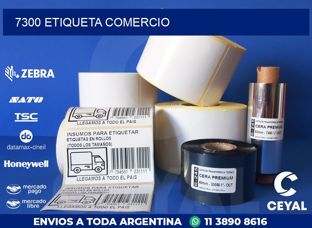 7300 ETIQUETA COMERCIO
