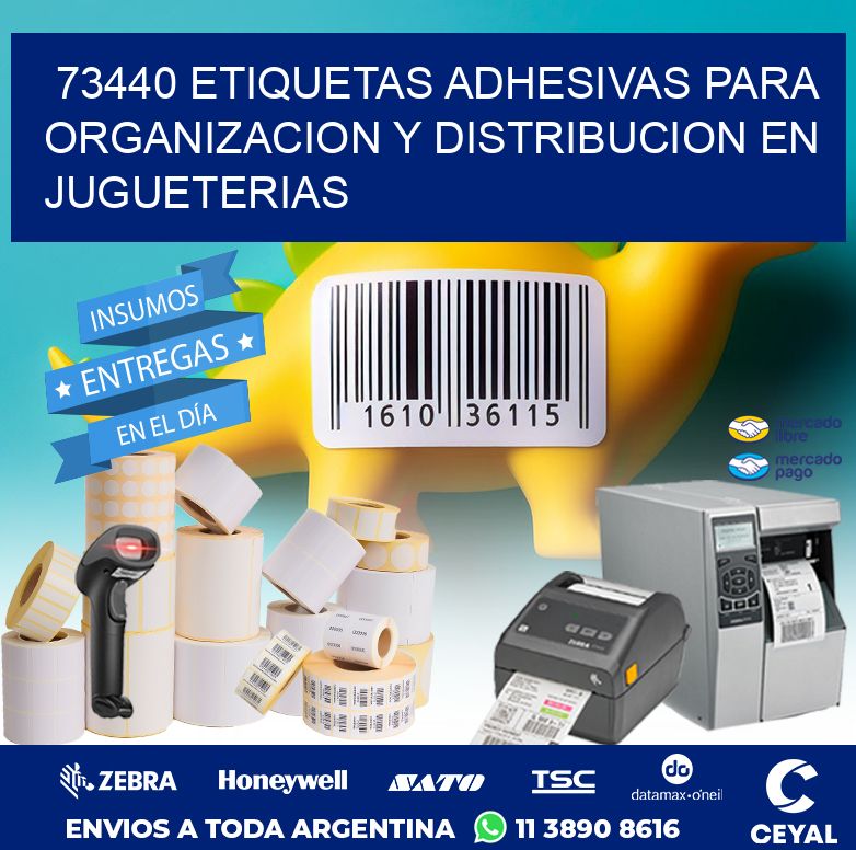 73440 ETIQUETAS ADHESIVAS PARA ORGANIZACION Y DISTRIBUCION EN JUGUETERIAS