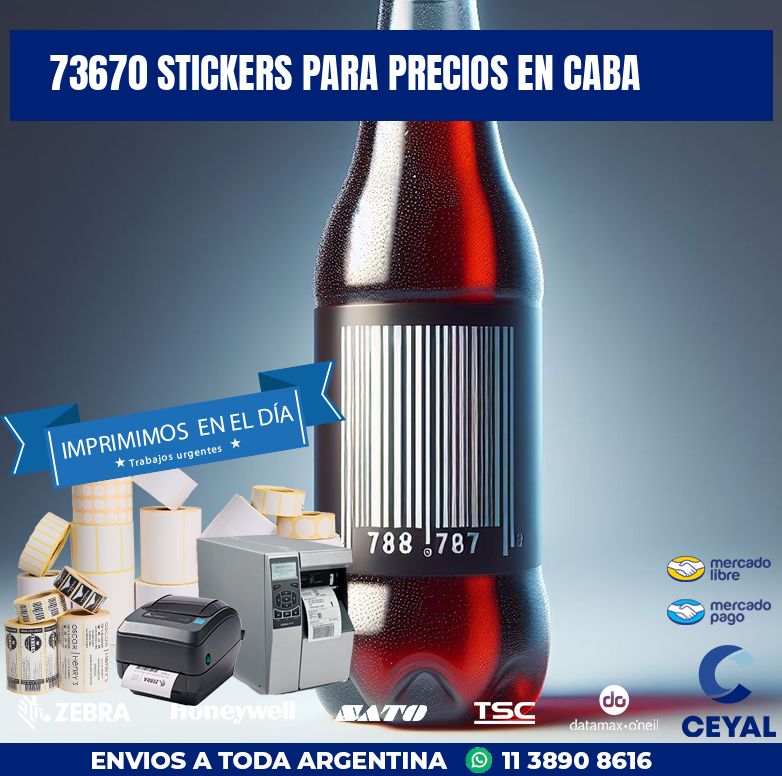 73670 STICKERS PARA PRECIOS EN CABA
