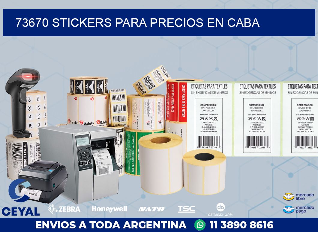 73670 STICKERS PARA PRECIOS EN CABA