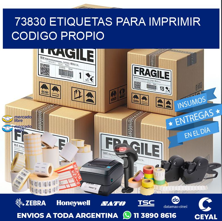 73830 ETIQUETAS PARA IMPRIMIR CODIGO PROPIO