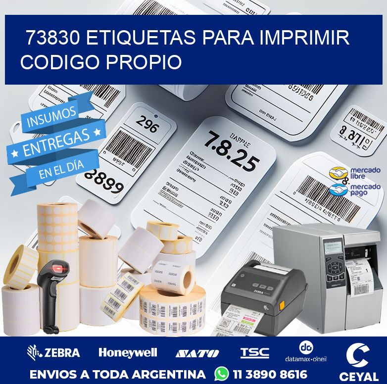 73830 ETIQUETAS PARA IMPRIMIR CODIGO PROPIO