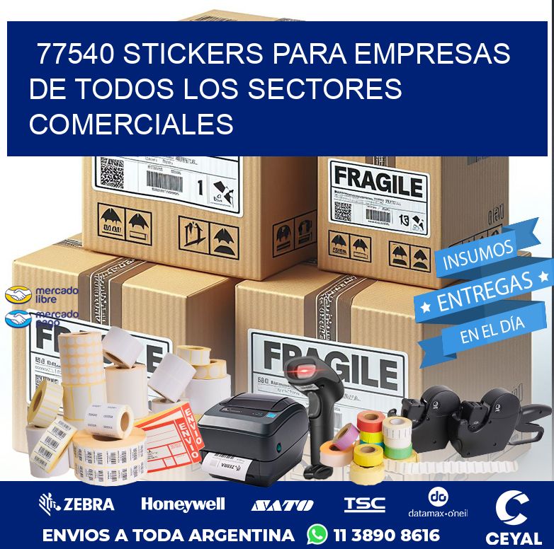 77540 STICKERS PARA EMPRESAS DE TODOS LOS SECTORES COMERCIALES