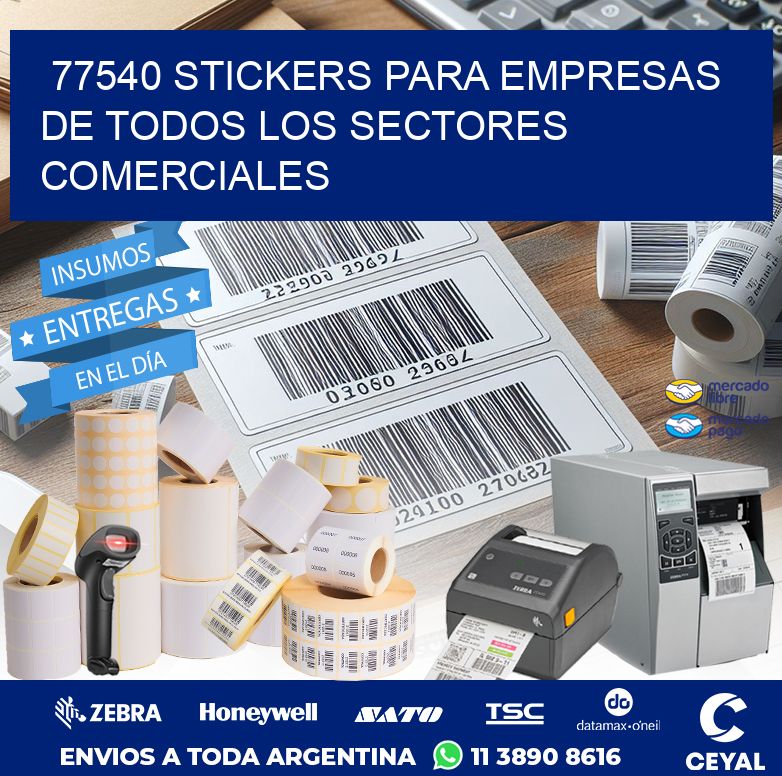 77540 STICKERS PARA EMPRESAS DE TODOS LOS SECTORES COMERCIALES