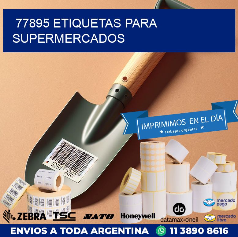 77895 ETIQUETAS PARA SUPERMERCADOS