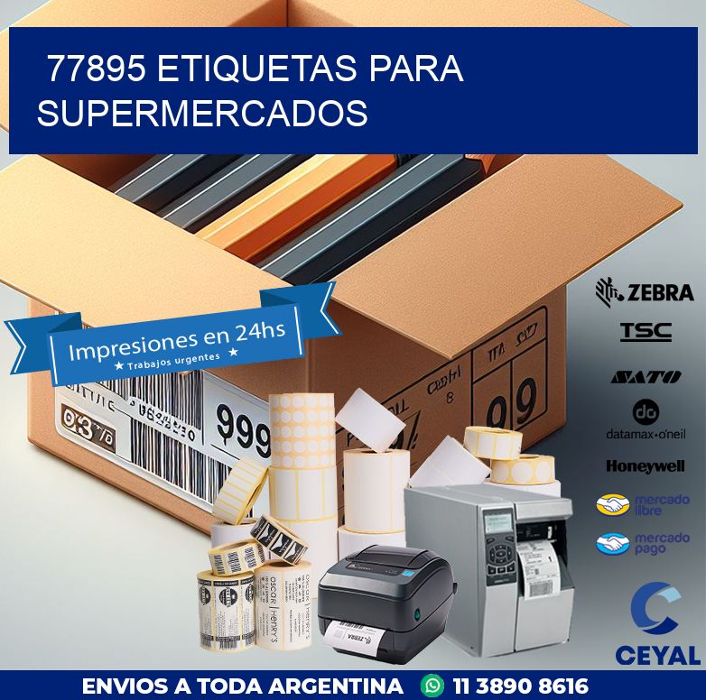 77895 ETIQUETAS PARA SUPERMERCADOS