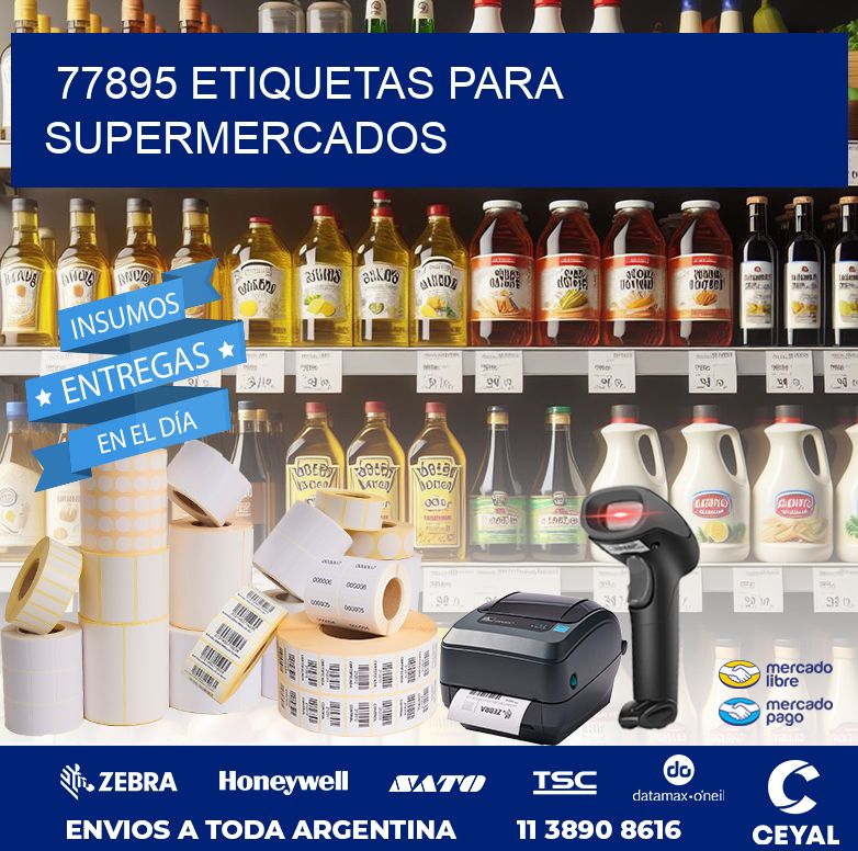 77895 ETIQUETAS PARA SUPERMERCADOS