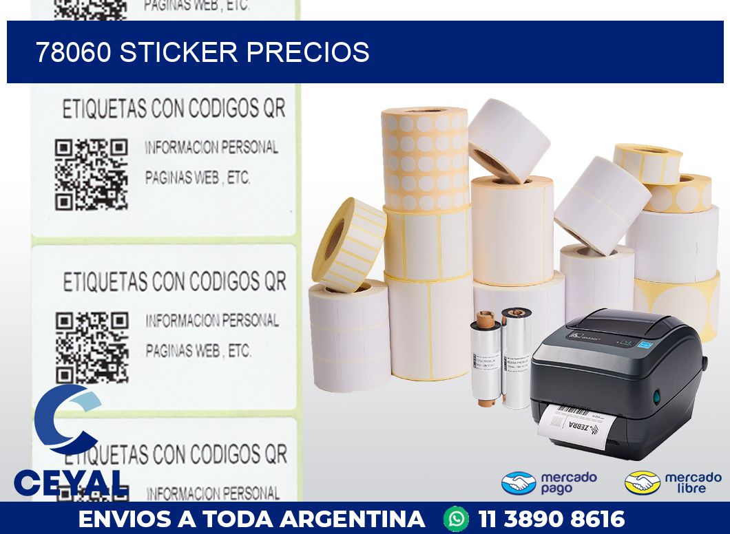 78060 STICKER PRECIOS