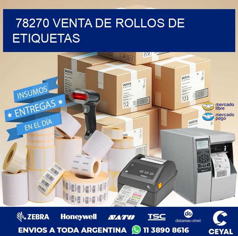 78270 VENTA DE ROLLOS DE ETIQUETAS