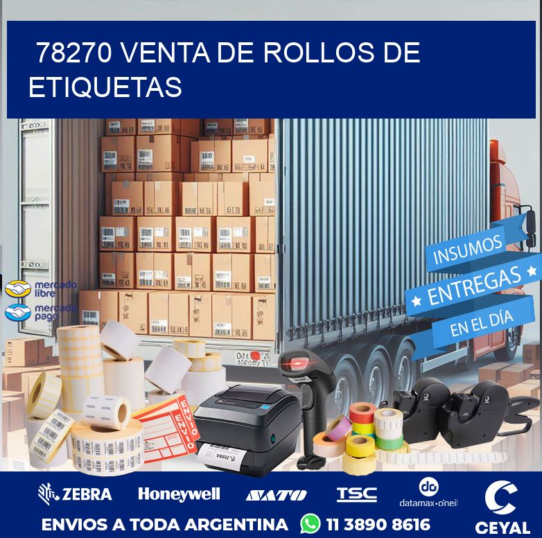 78270 VENTA DE ROLLOS DE ETIQUETAS