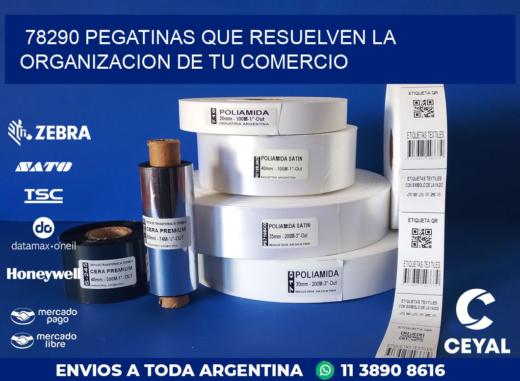 78290 PEGATINAS QUE RESUELVEN LA ORGANIZACION DE TU COMERCIO