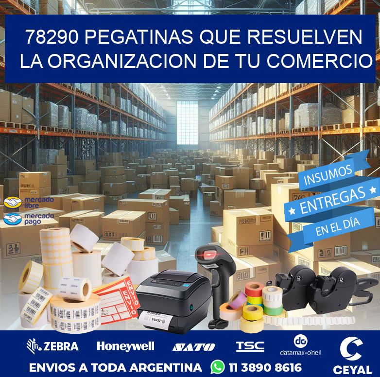 78290 PEGATINAS QUE RESUELVEN LA ORGANIZACION DE TU COMERCIO
