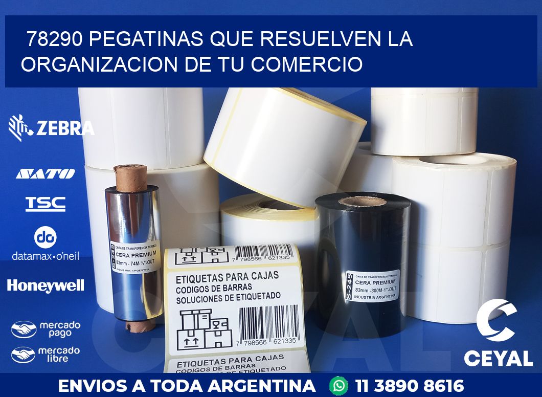 78290 PEGATINAS QUE RESUELVEN LA ORGANIZACION DE TU COMERCIO