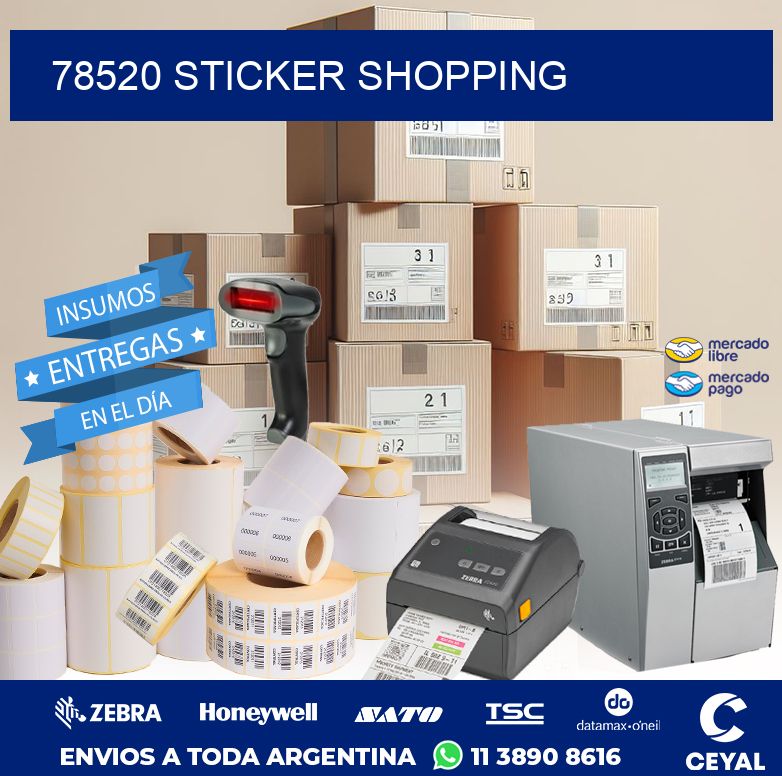 78520 STICKER SHOPPING