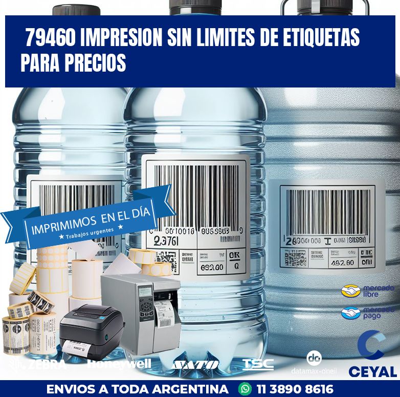 79460 IMPRESION SIN LIMITES DE ETIQUETAS PARA PRECIOS