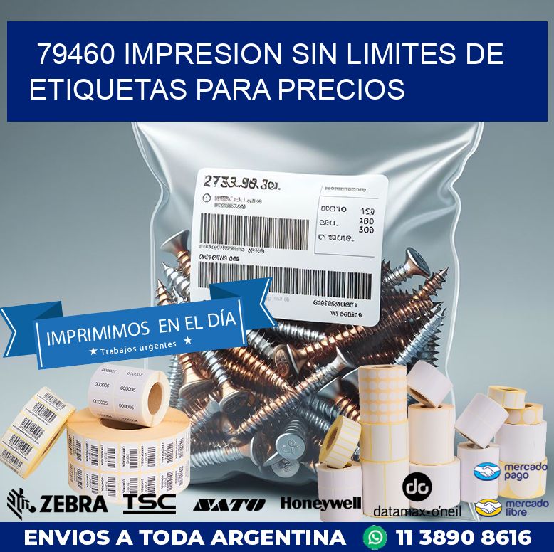 79460 IMPRESION SIN LIMITES DE ETIQUETAS PARA PRECIOS