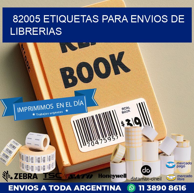 82005 ETIQUETAS PARA ENVIOS DE LIBRERIAS