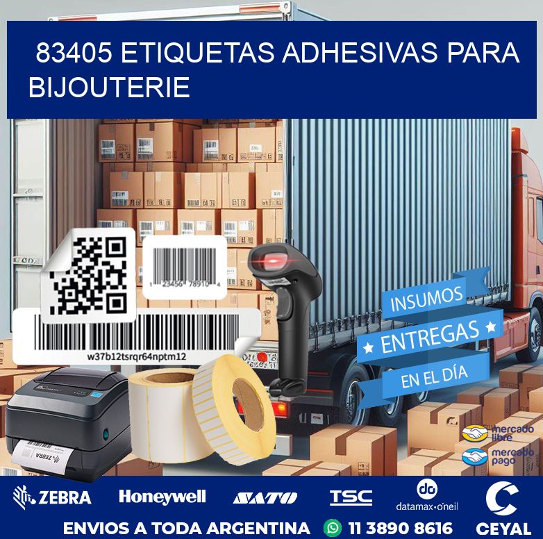 83405 ETIQUETAS ADHESIVAS PARA BIJOUTERIE