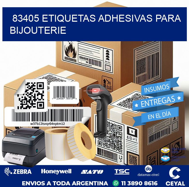 83405 ETIQUETAS ADHESIVAS PARA BIJOUTERIE
