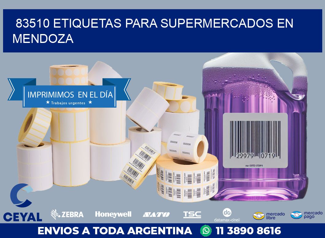 83510 ETIQUETAS PARA SUPERMERCADOS EN MENDOZA