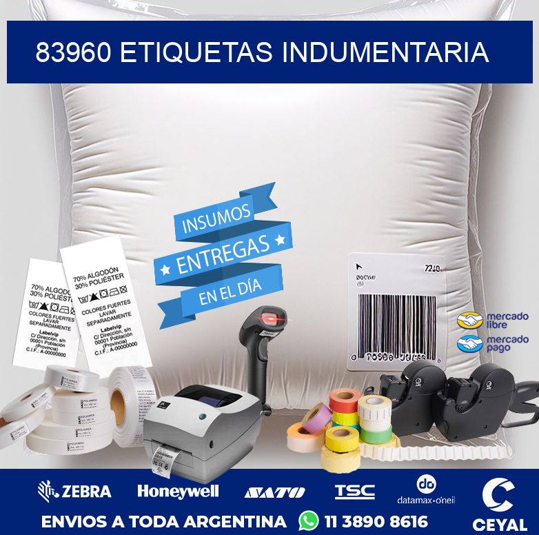 83960 ETIQUETAS INDUMENTARIA