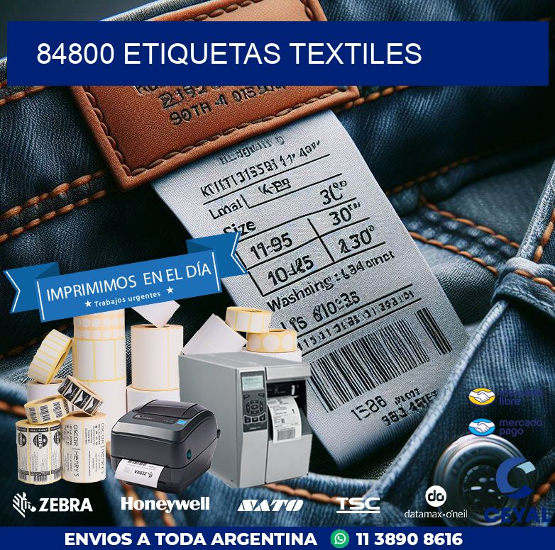 84800 ETIQUETAS TEXTILES