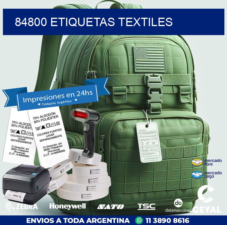 84800 ETIQUETAS TEXTILES