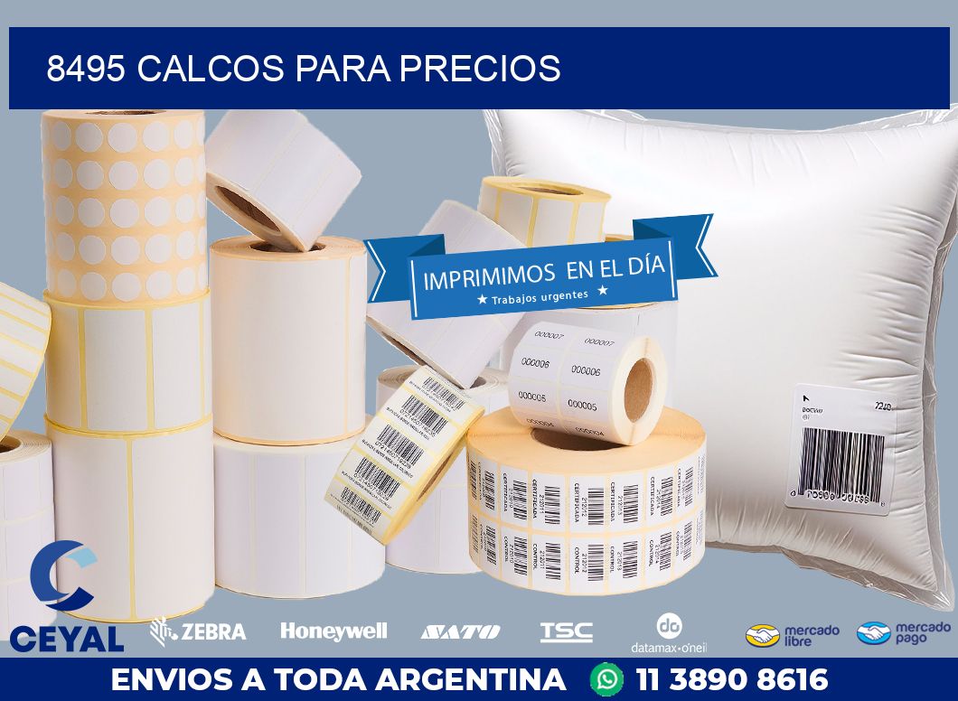 8495 CALCOS PARA PRECIOS