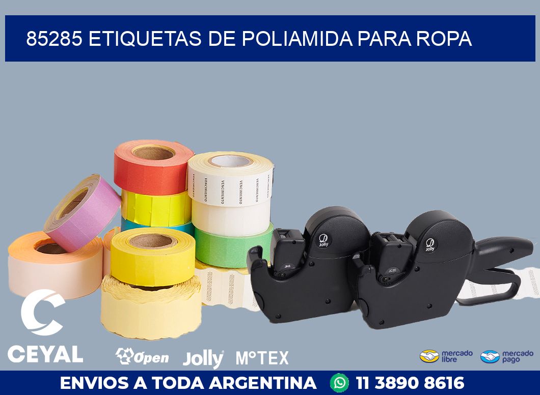85285 ETIQUETAS DE POLIAMIDA PARA ROPA