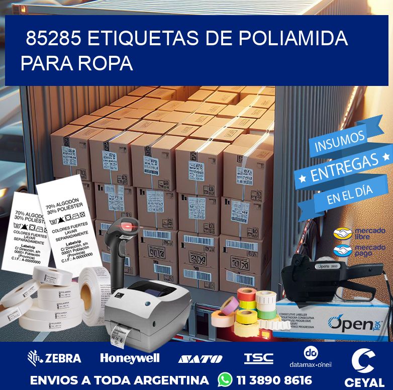 85285 ETIQUETAS DE POLIAMIDA PARA ROPA