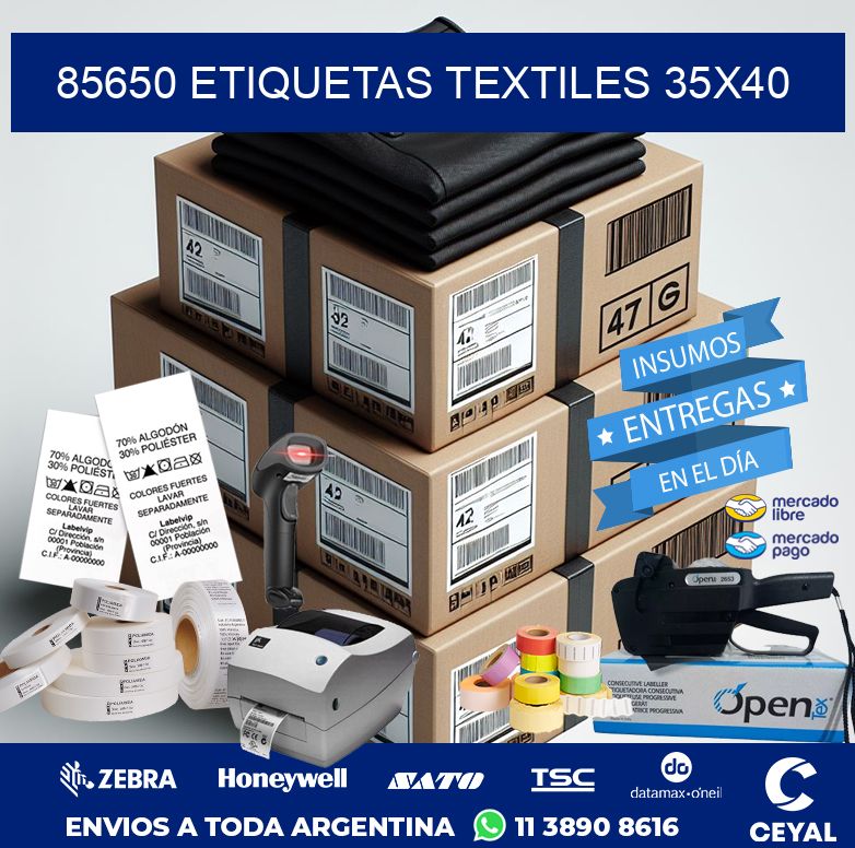 85650 ETIQUETAS TEXTILES 35X40