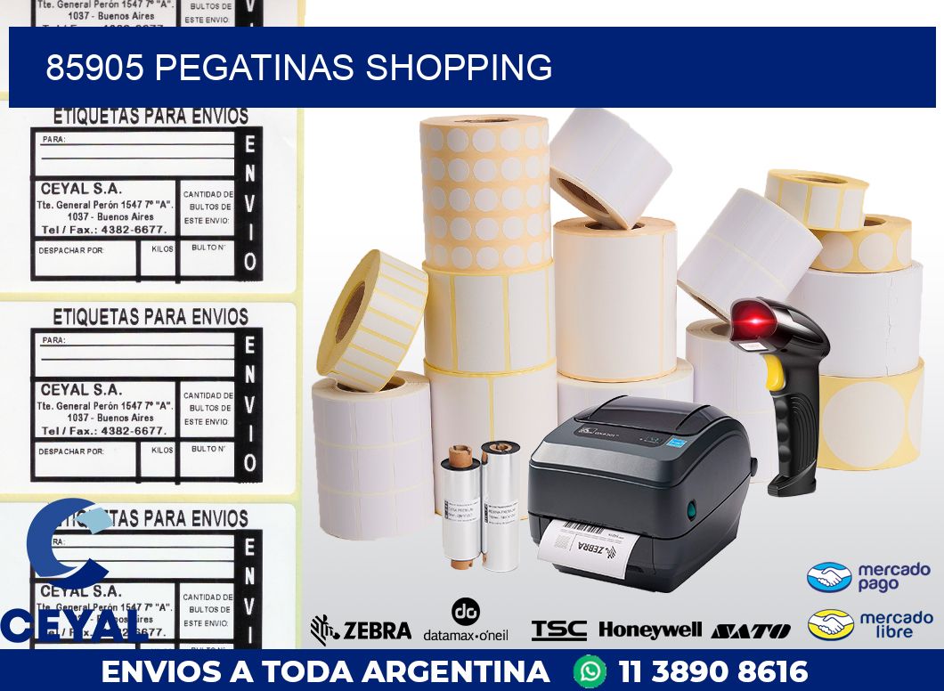 85905 PEGATINAS SHOPPING