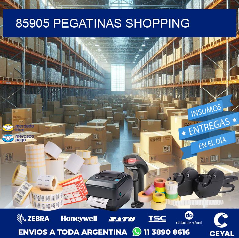 85905 PEGATINAS SHOPPING