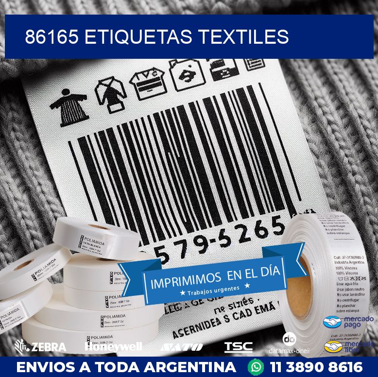86165 ETIQUETAS TEXTILES