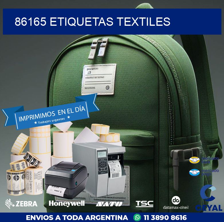 86165 ETIQUETAS TEXTILES