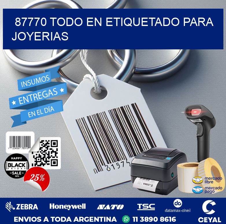 87770 TODO EN ETIQUETADO PARA JOYERIAS