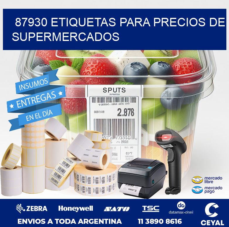 87930 ETIQUETAS PARA PRECIOS DE SUPERMERCADOS