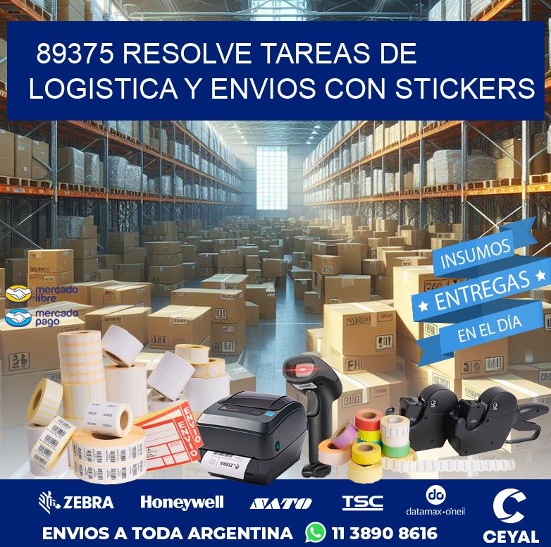 89375 RESOLVE TAREAS DE LOGISTICA Y ENVIOS CON STICKERS