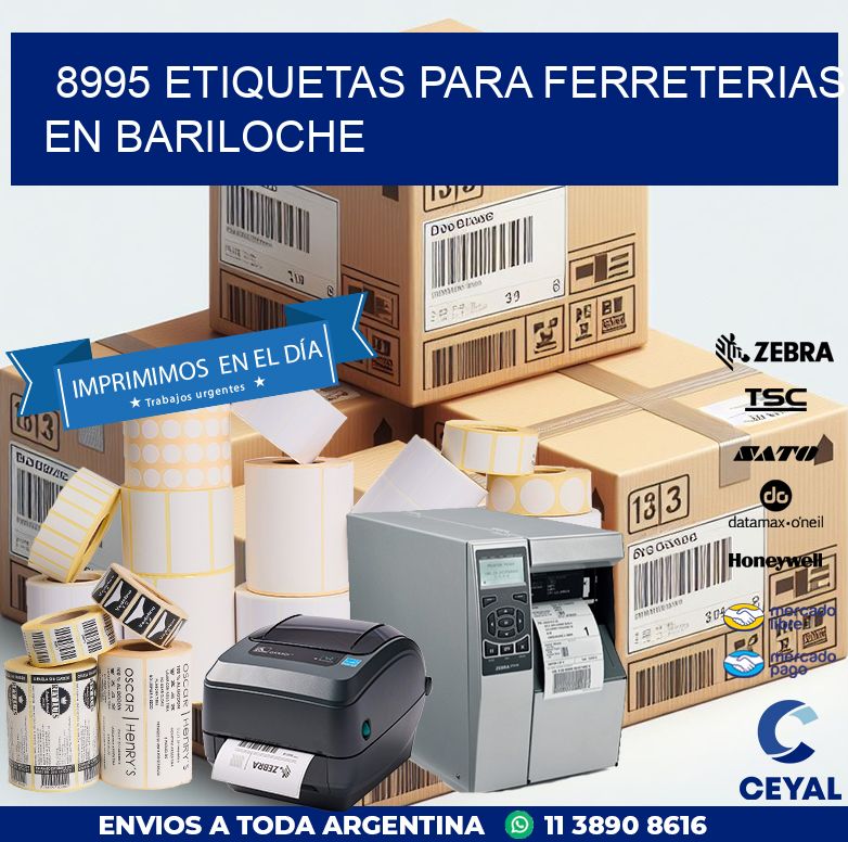 8995 ETIQUETAS PARA FERRETERIAS EN BARILOCHE