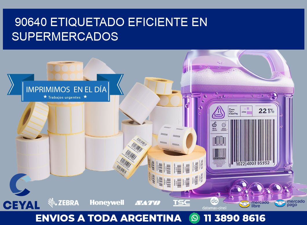 90640 ETIQUETADO EFICIENTE EN SUPERMERCADOS