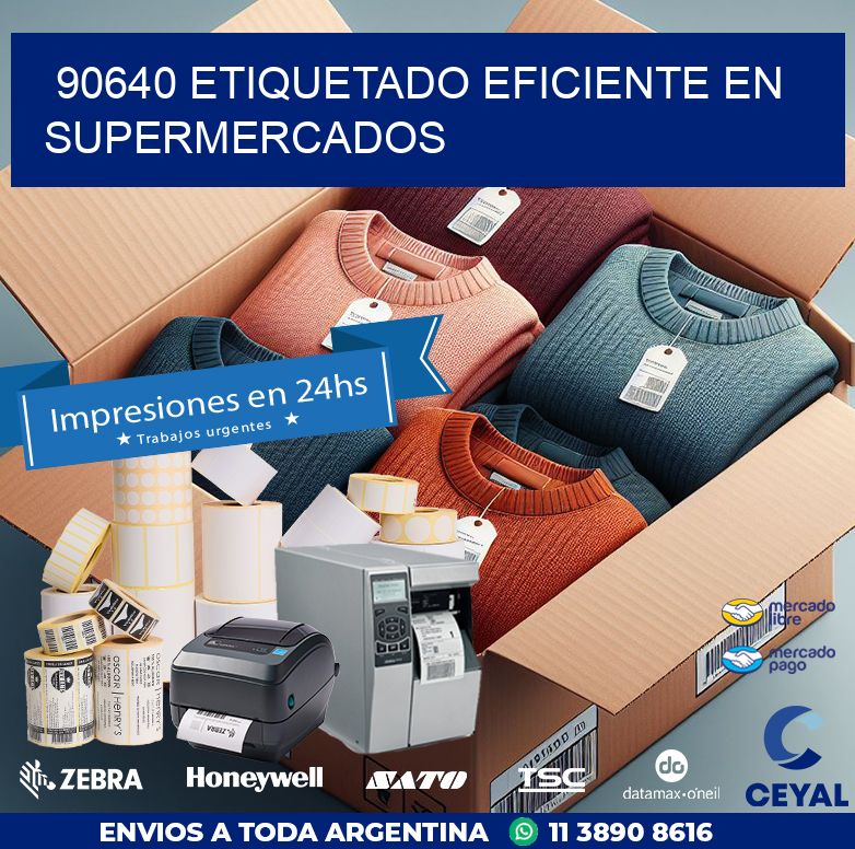 90640 ETIQUETADO EFICIENTE EN SUPERMERCADOS