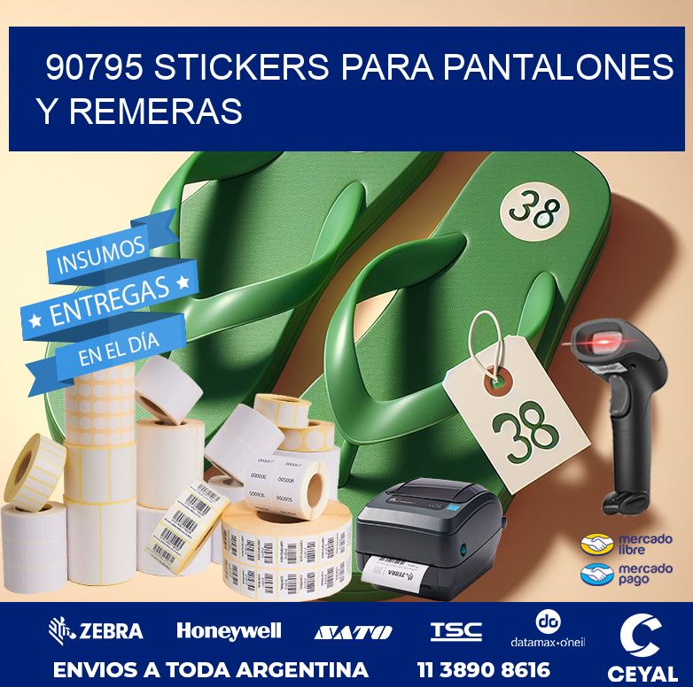 90795 STICKERS PARA PANTALONES Y REMERAS