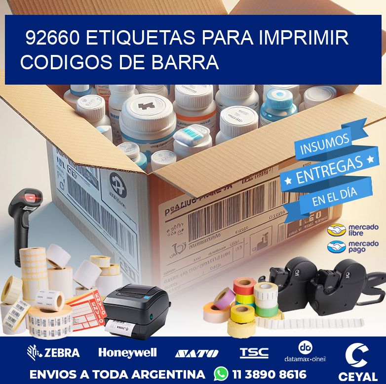 92660 ETIQUETAS PARA IMPRIMIR CODIGOS DE BARRA