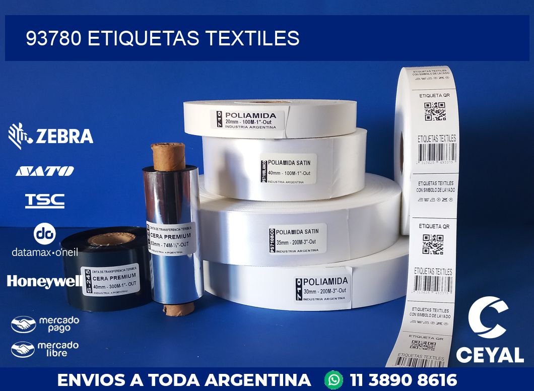 93780 ETIQUETAS TEXTILES