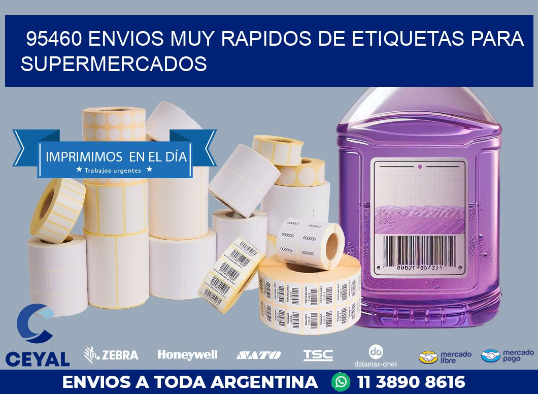 95460 ENVIOS MUY RAPIDOS DE ETIQUETAS PARA SUPERMERCADOS