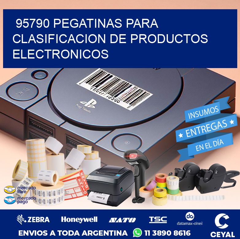 95790 PEGATINAS PARA CLASIFICACION DE PRODUCTOS ELECTRONICOS