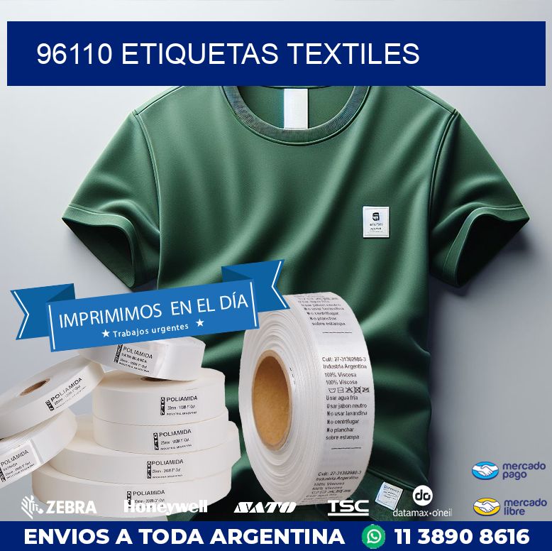 96110 ETIQUETAS TEXTILES