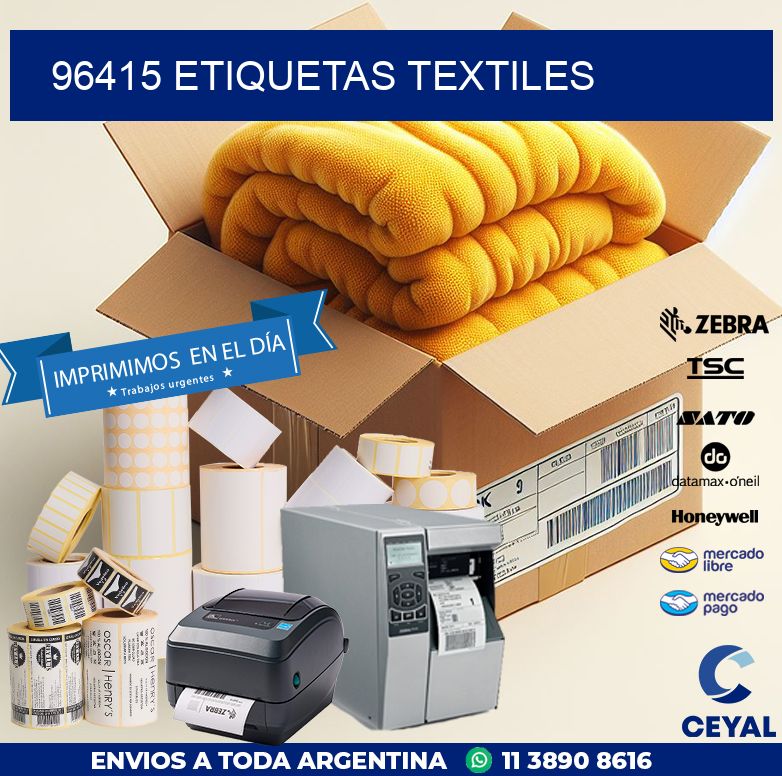 96415 ETIQUETAS TEXTILES