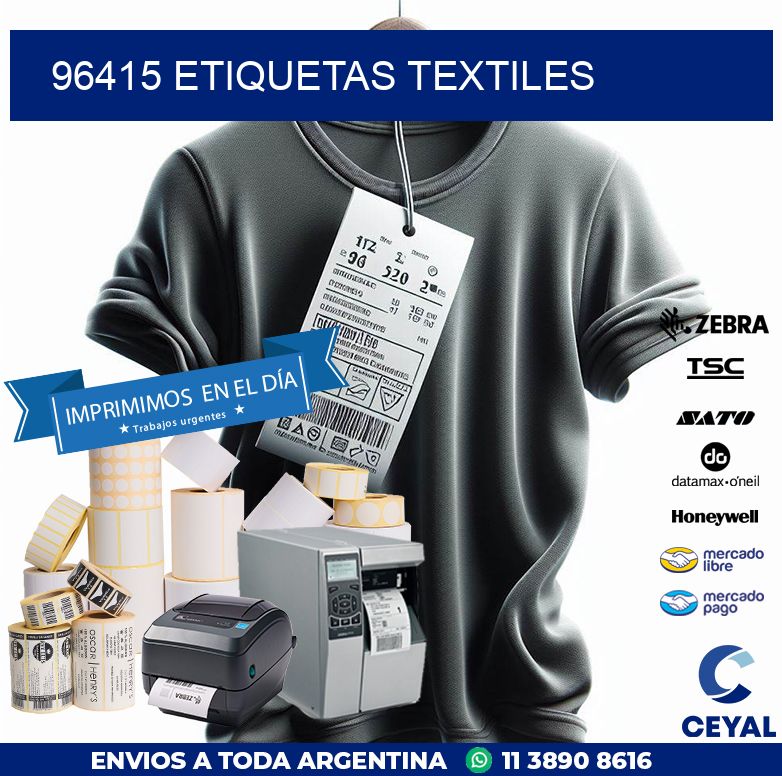 96415 ETIQUETAS TEXTILES